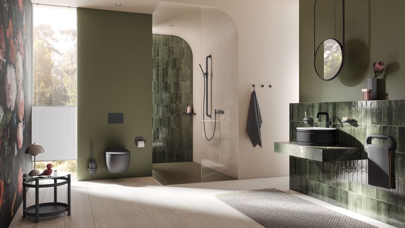 Stainless steel grab bars Hewi Series 801 Bathroom Accessories